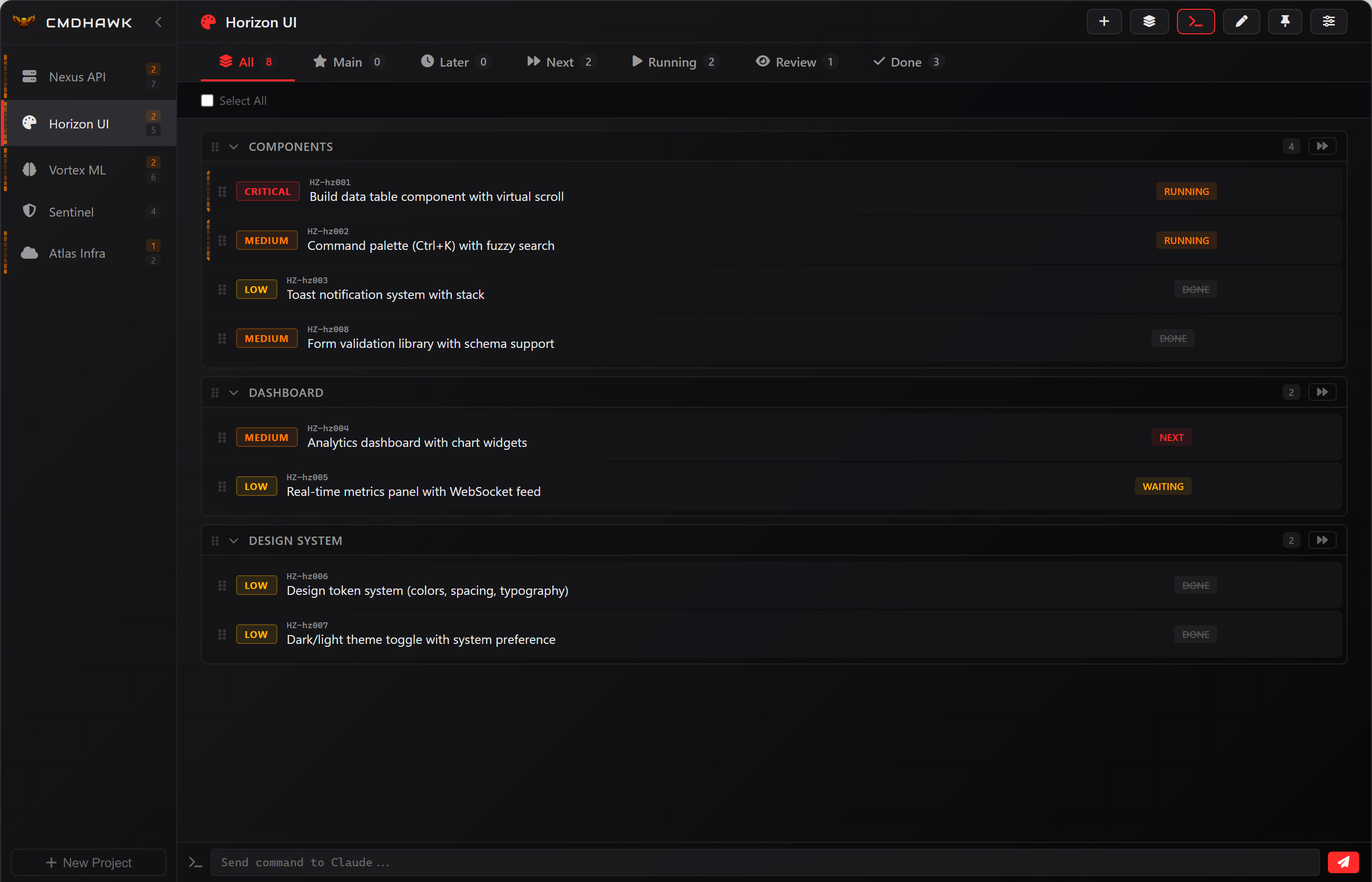 CmdHawk theme showcase